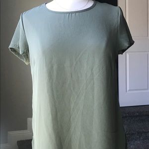 Army green blouse
